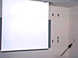 (picture of projector screen)