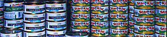 (picture of tuna cans)