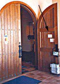 (picture of door)